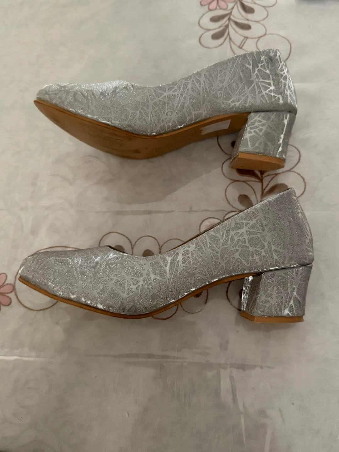 Silver Glitter Heels - photo 2