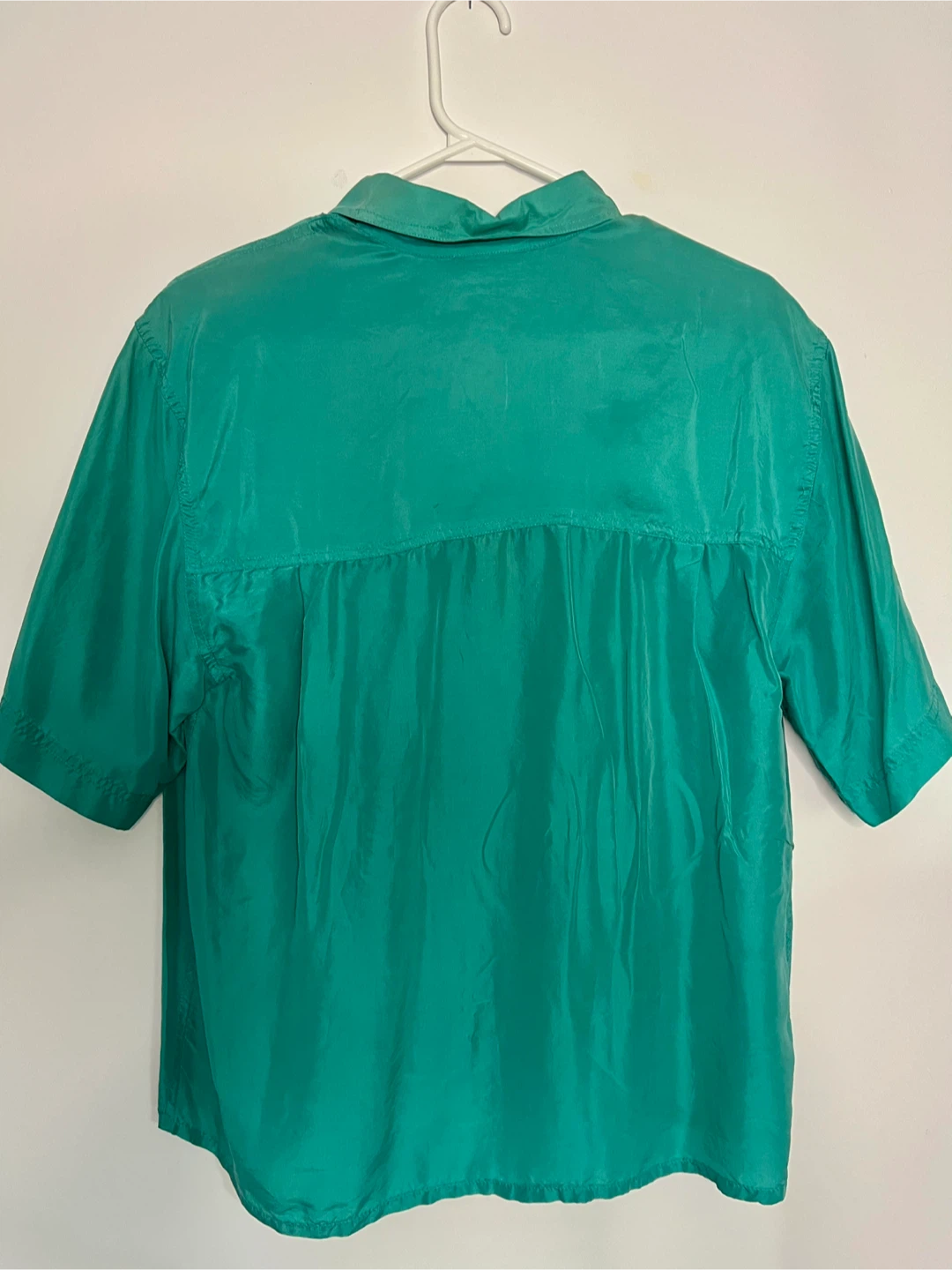 Vintage 100% Silk Willow Ridge Button Up Blouse - photo 4