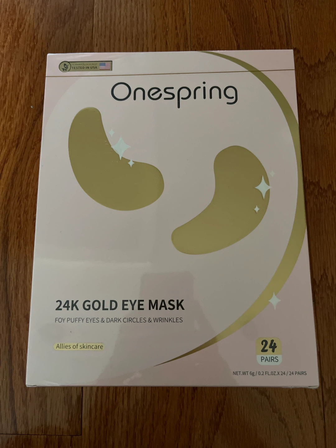 ⚽️Onespring 24K Gold Eye Mask - 24 Pairs