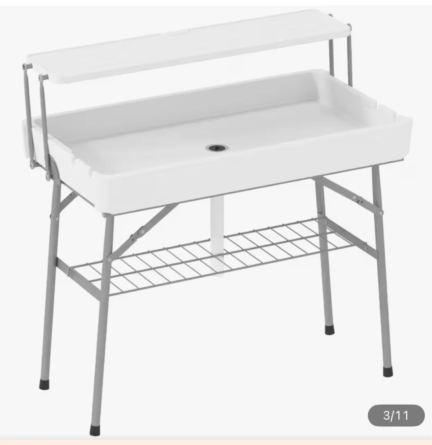 Folding Camp Kitchen Sink Table