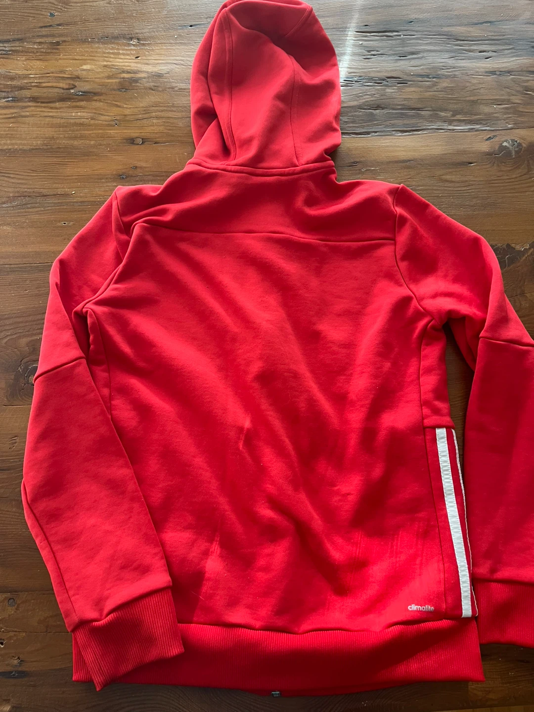 Adidas Red Full-Zip Hoodie - youth - photo 3