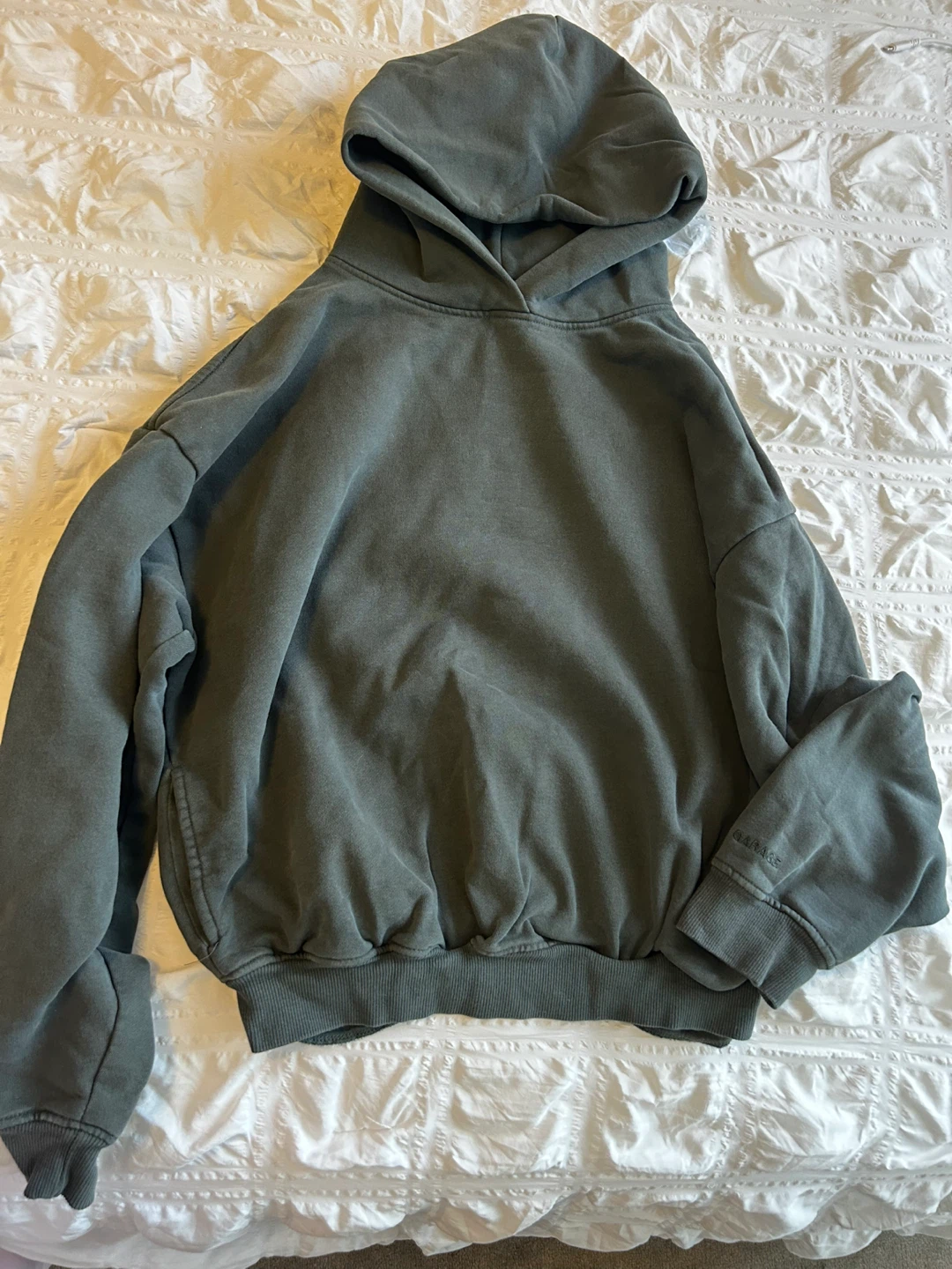 GARAGE Grey Oversized Hoodie