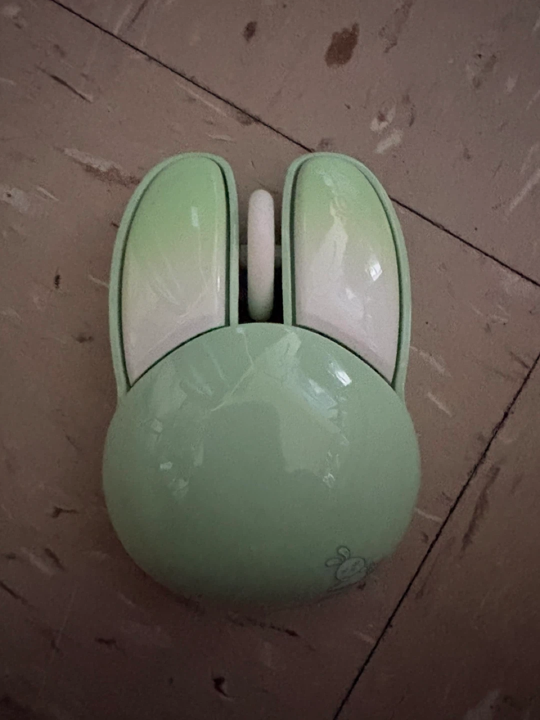 Cute Green Bunny Wireless Mouse