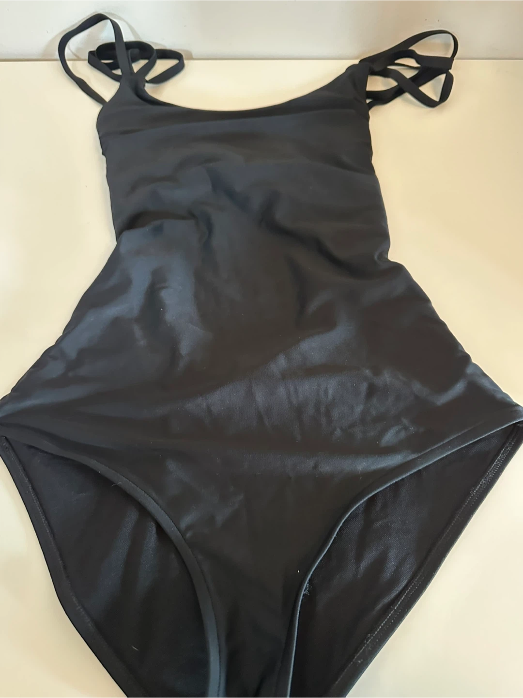 Black One-Piece Swimsuit