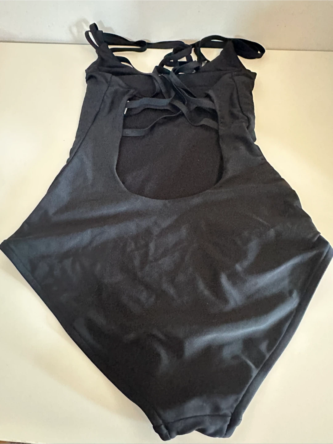 Black One-Piece Swimsuit - photo 3