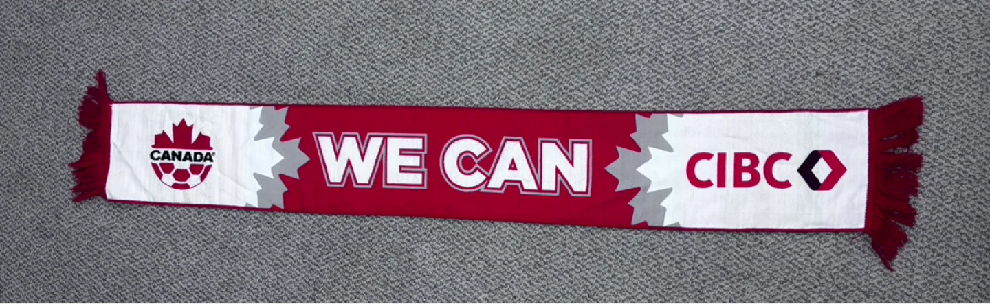 ⚽️Canada Soccer "WE CAN" Scarf