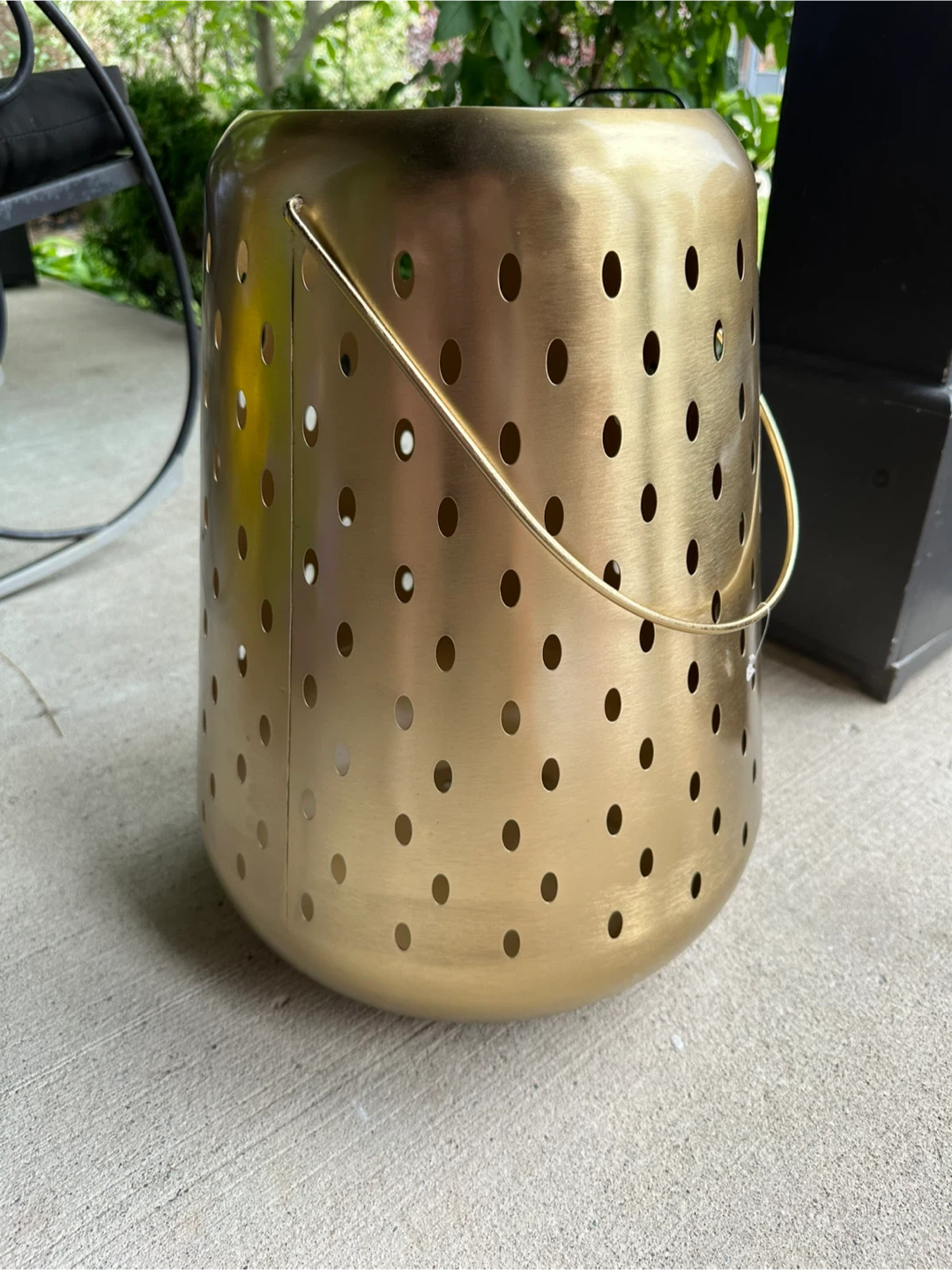 Gold Metal Lantern - photo 2