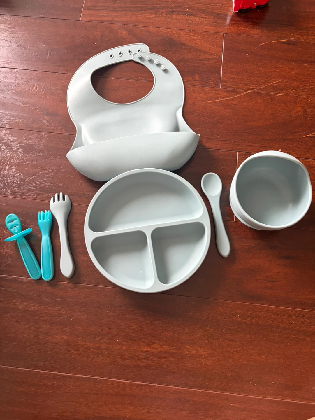 NUK Baby Utensils and Bib Set