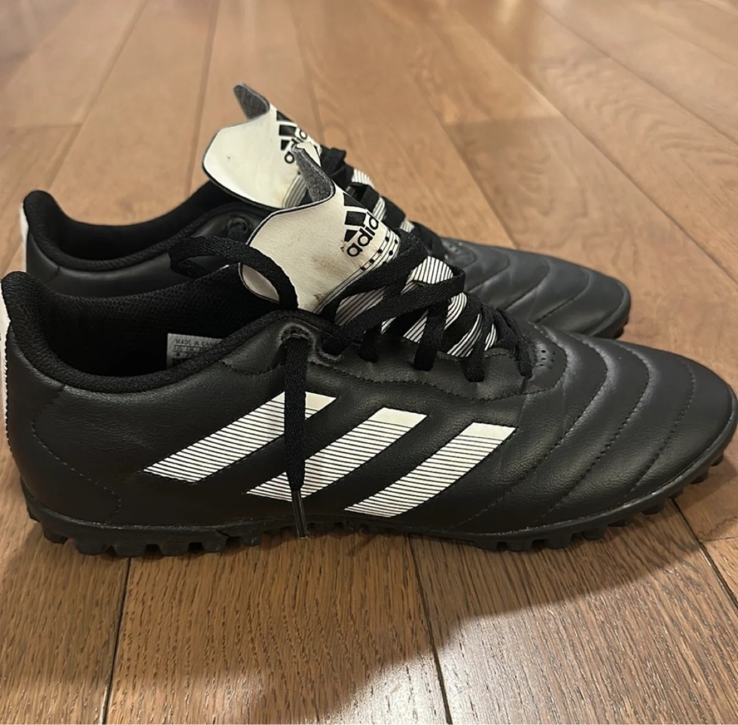 adidas Black and White Turf Soccer Sneakers - photo 2