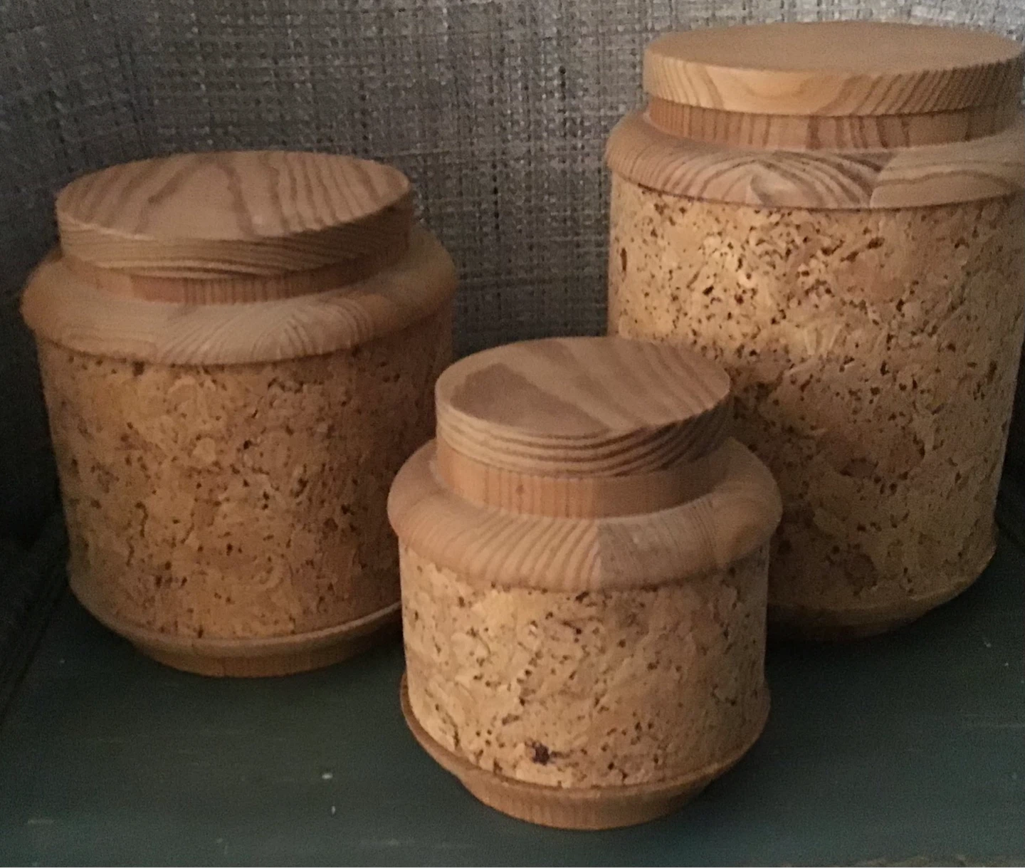 MCM Wooden and Cork Canister Set - photo 4