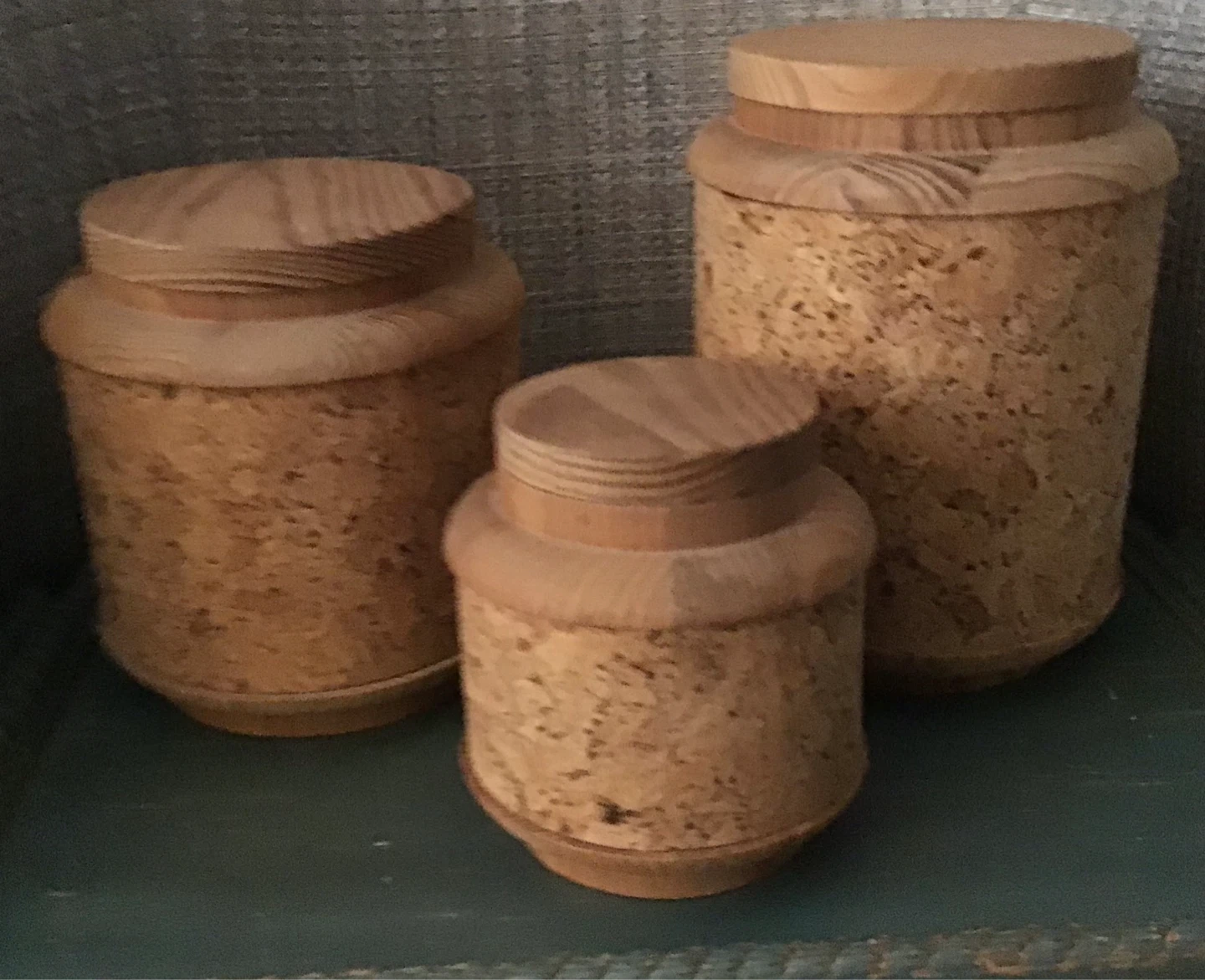 MCM Wooden and Cork Canister Set - photo 5
