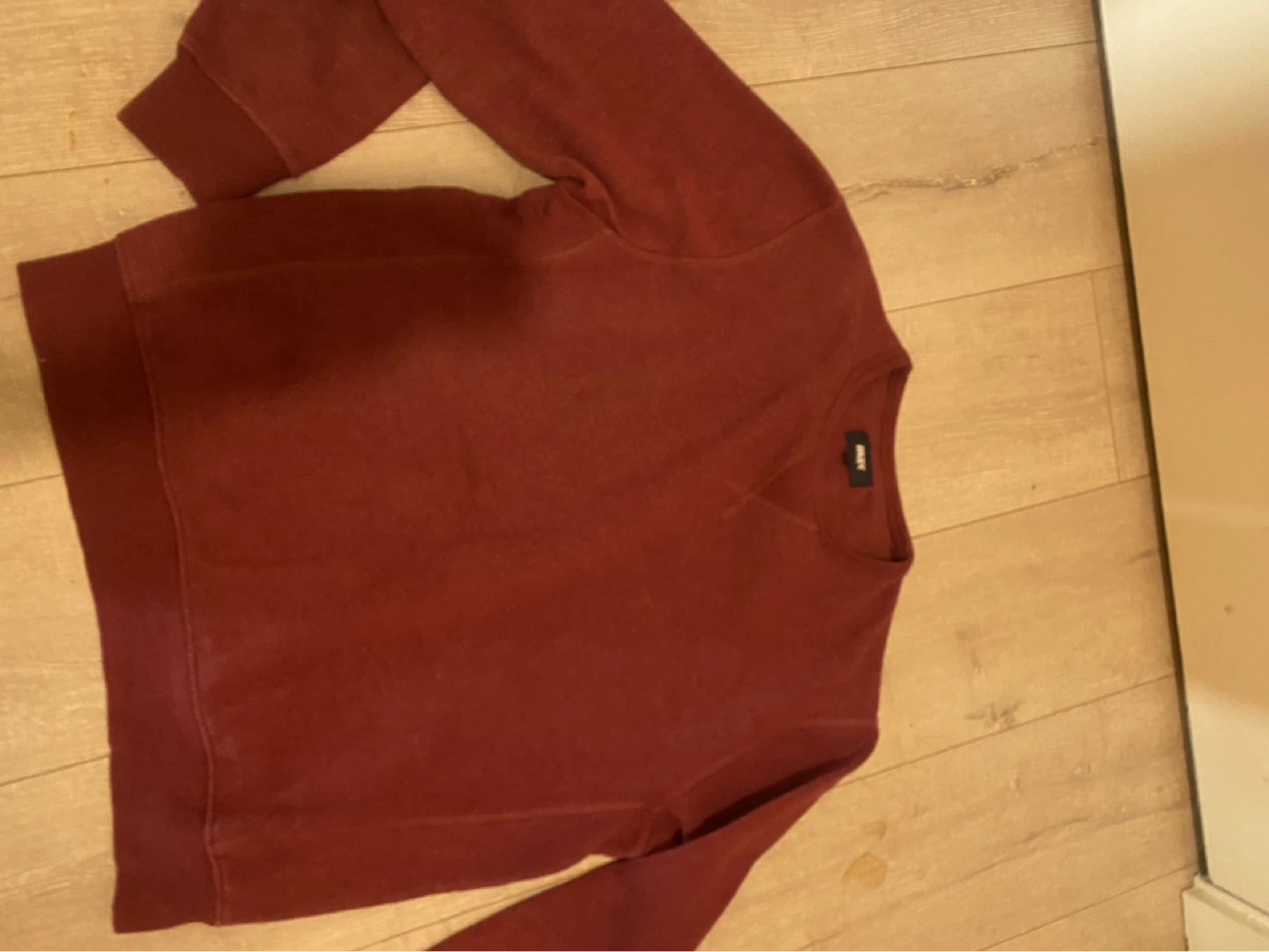 Maroon Crewneck Sweatshirt - photo 2