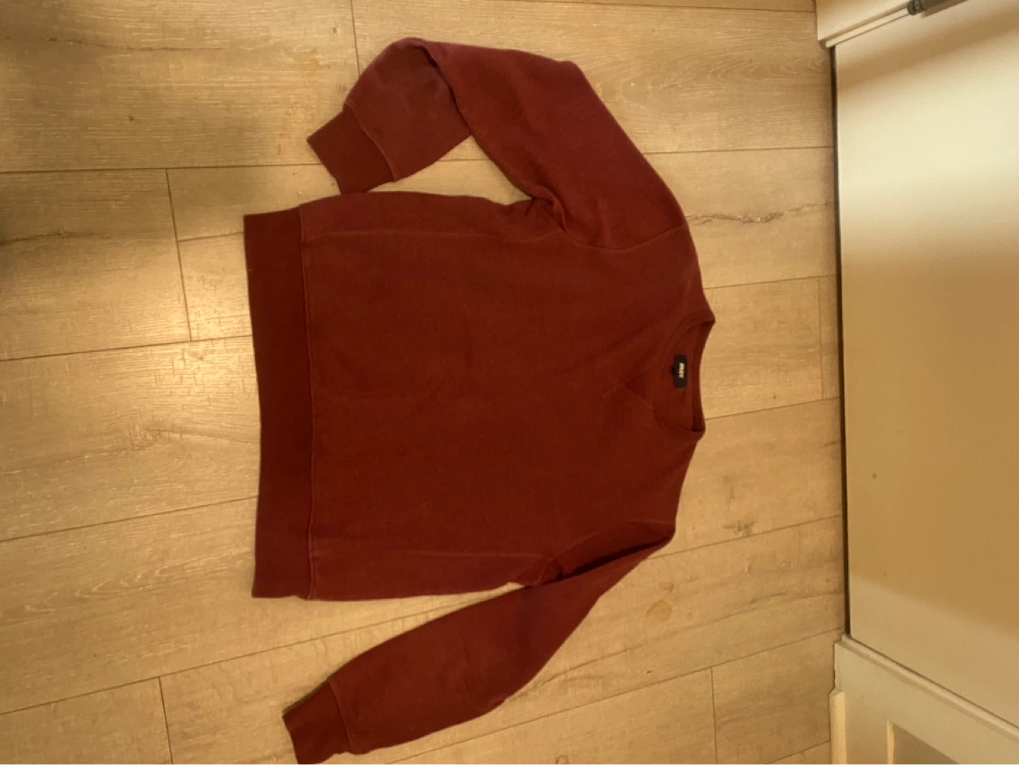 Maroon Crewneck Sweatshirt - photo 3