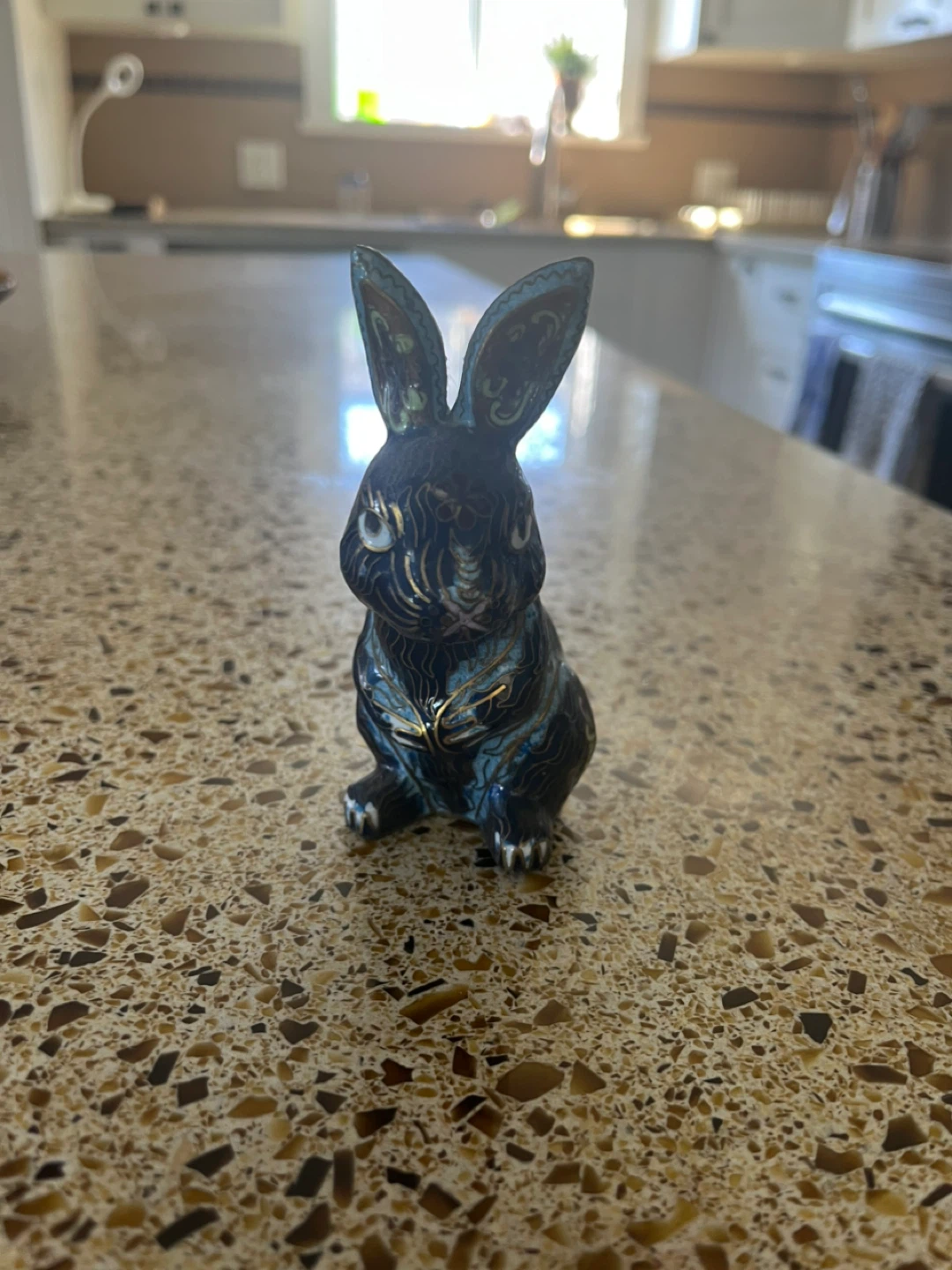 ⚽️Decorative Cloisonné Rabbit Figurine