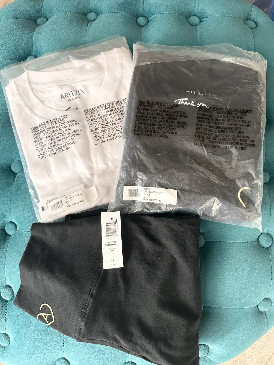 Aritzia Community T-shirt and Leggings Set Size S