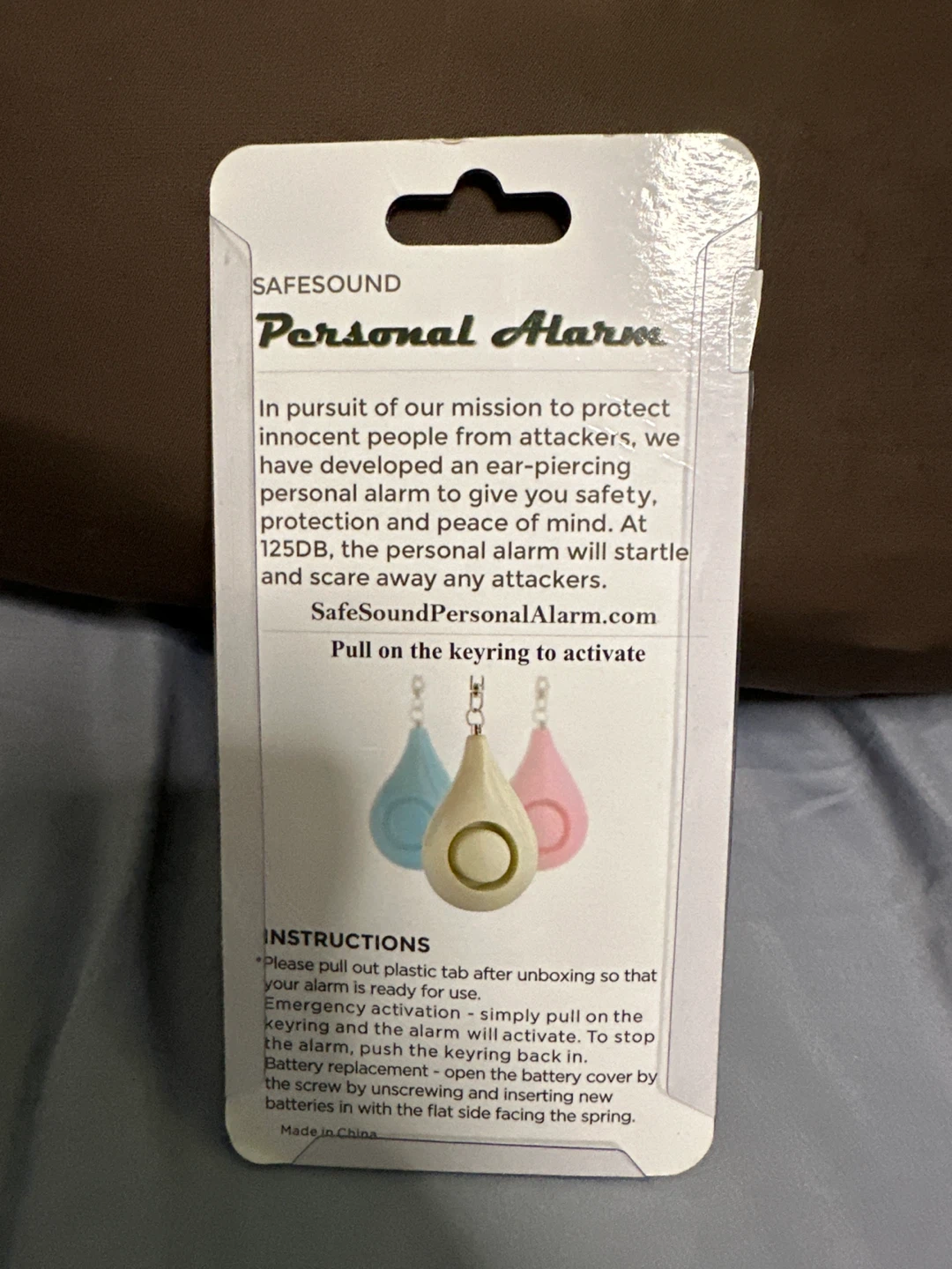 ⚽️ SafeSound Personal Alarm with Keychain - photo 2