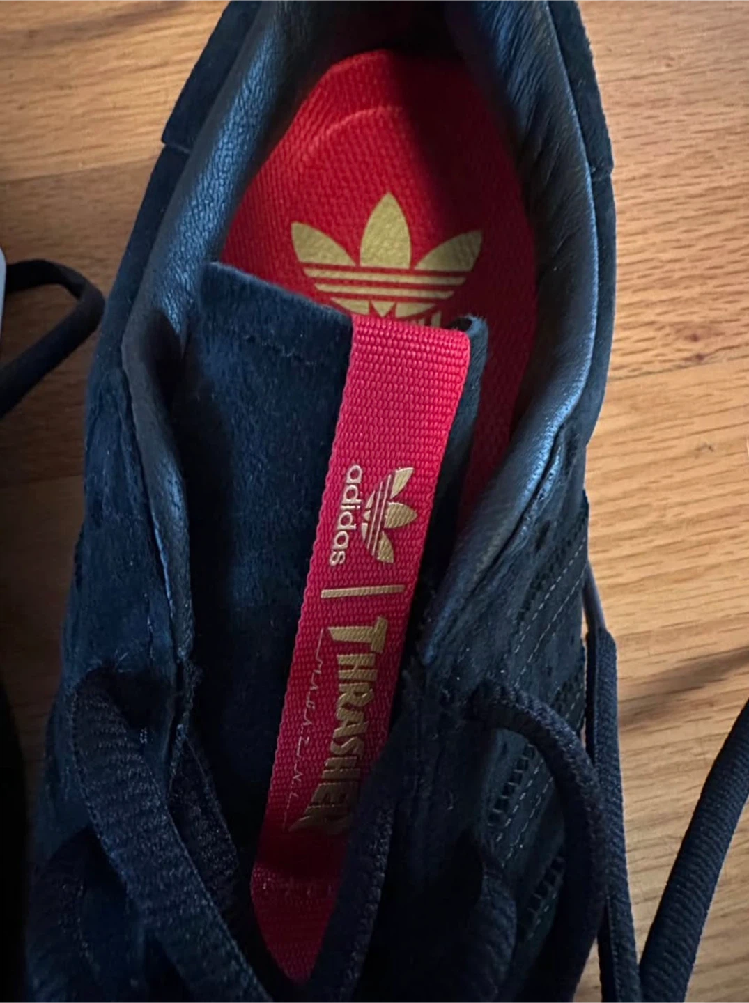 Adidas Superstar ADV x Thrasher Black Suede Shoes - photo 4