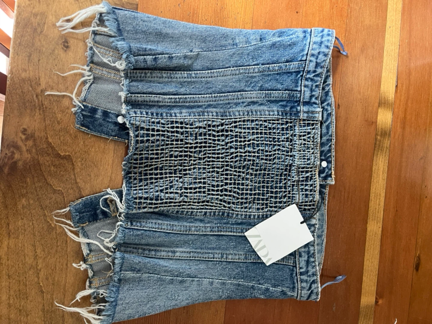 ⚽️Zara Denim Bustier Top - photo 3