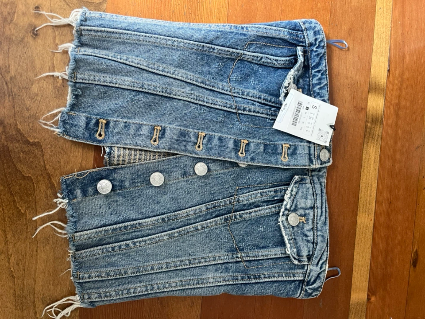 ⚽️Zara Denim Bustier Top