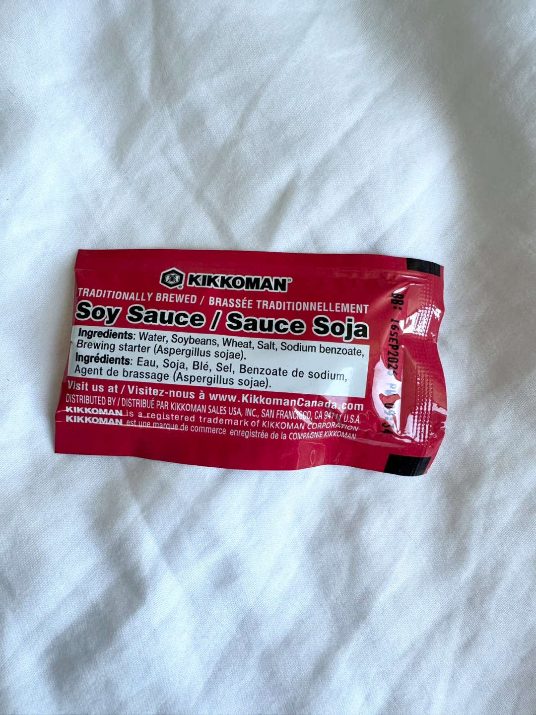 ⚽️ Kikkoman Soy Sauce 13x Sachets - photo 3