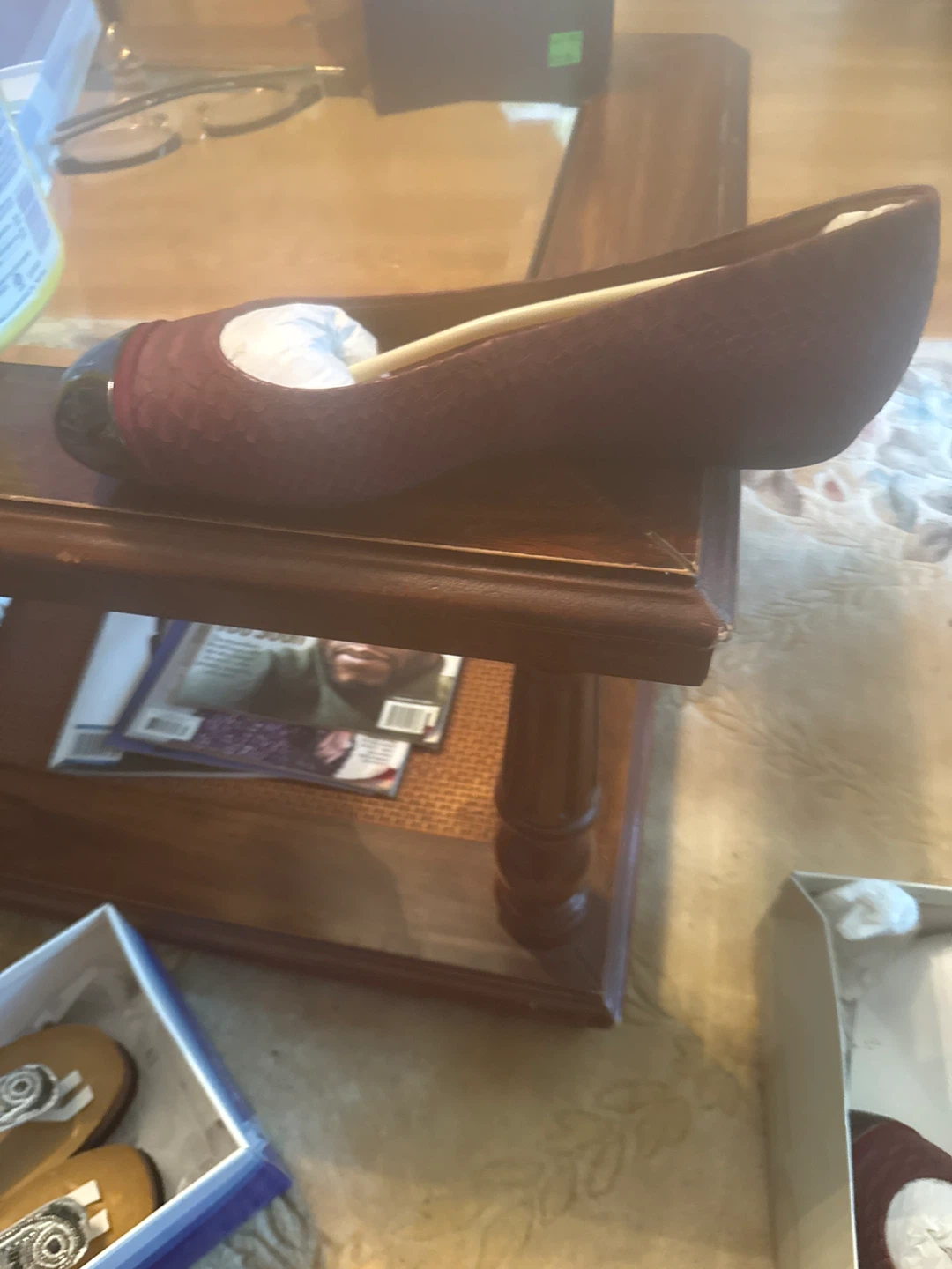 Geox Burgundy Ballet Flats - photo 4
