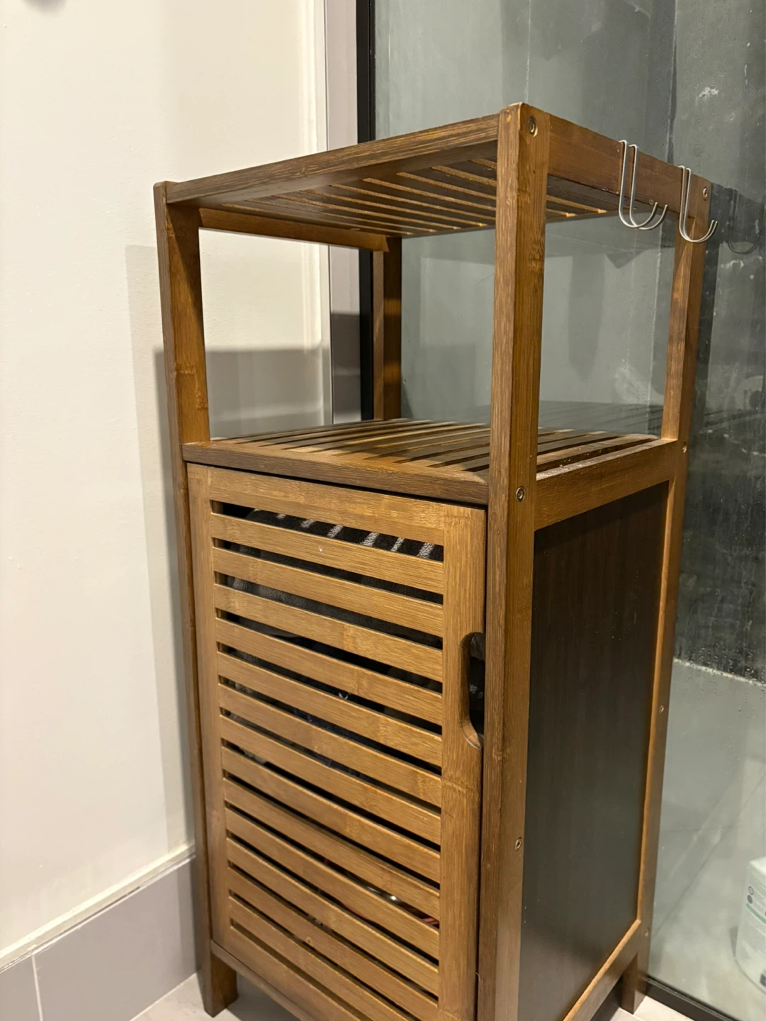 Bamboo Storage Cabinet with Door