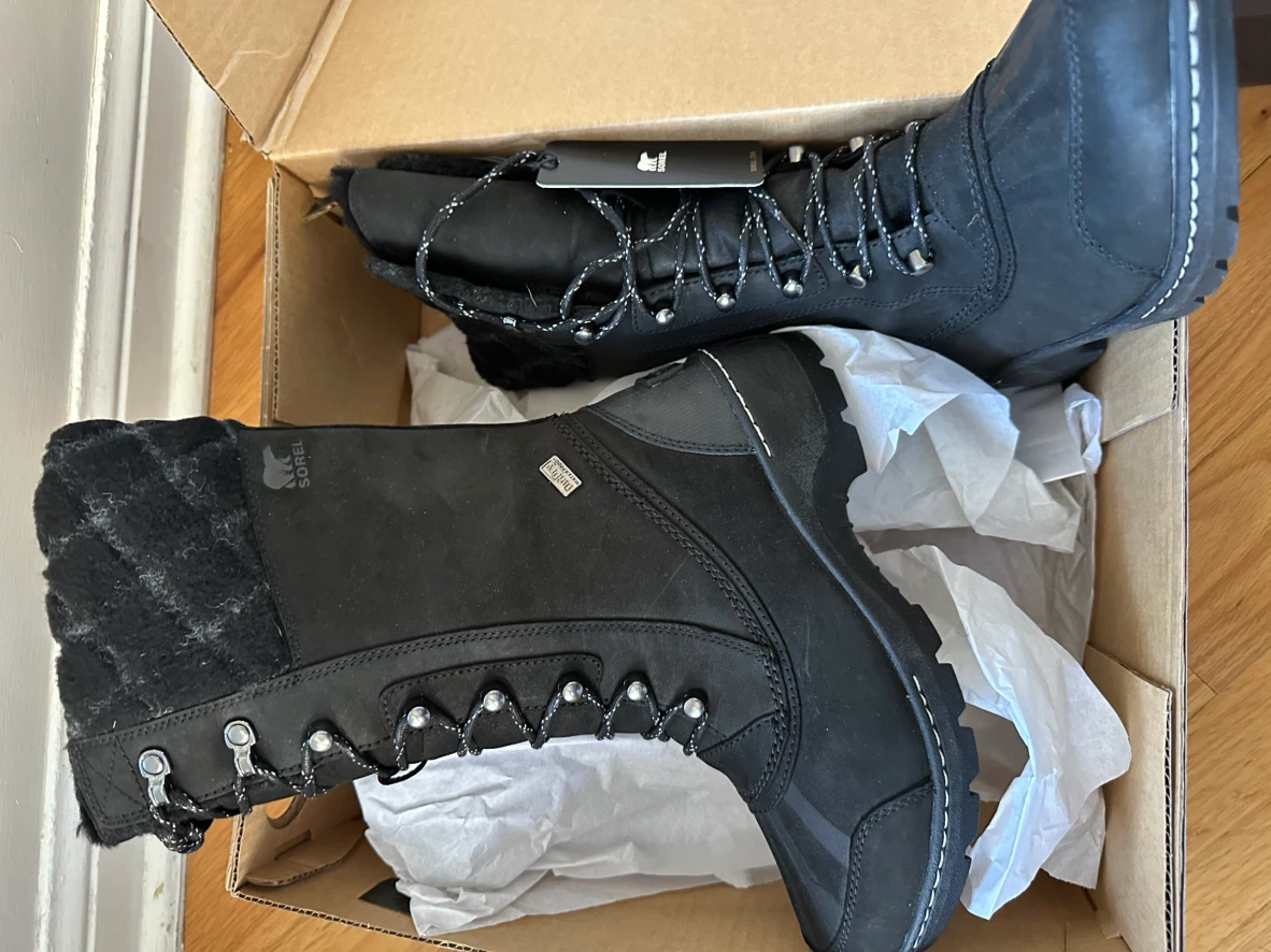 Sorel Whistler Tall Boots - Women's Size 7 - Black