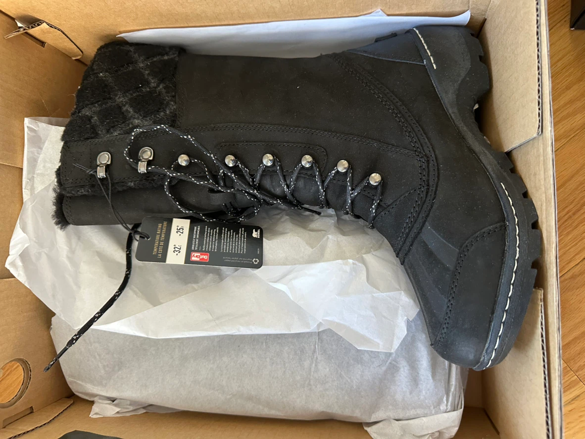 Sorel Whistler Tall Boots - Women's Size 7 - Black - photo 3