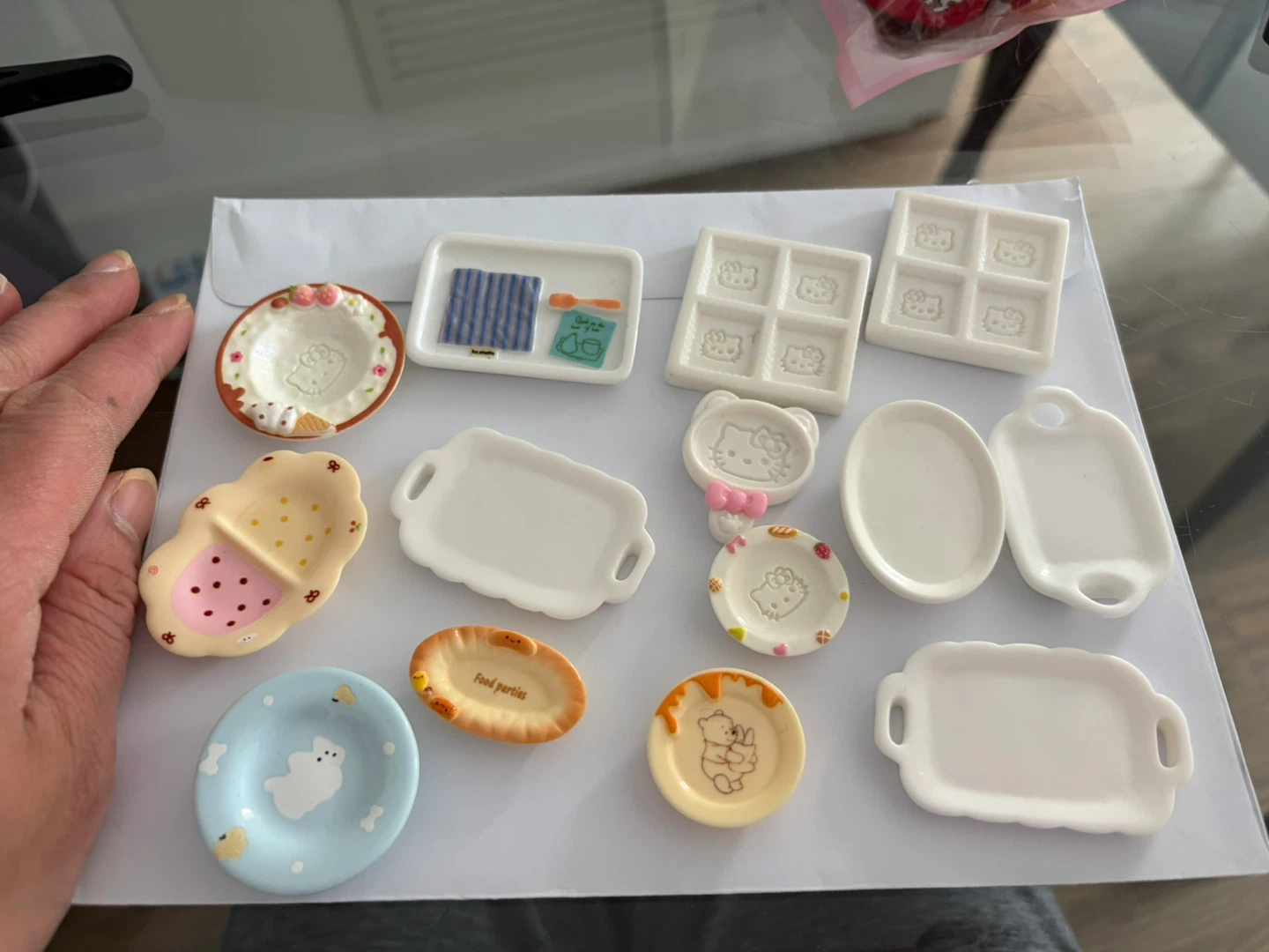 Miniature Food Dishes & Accessories Set