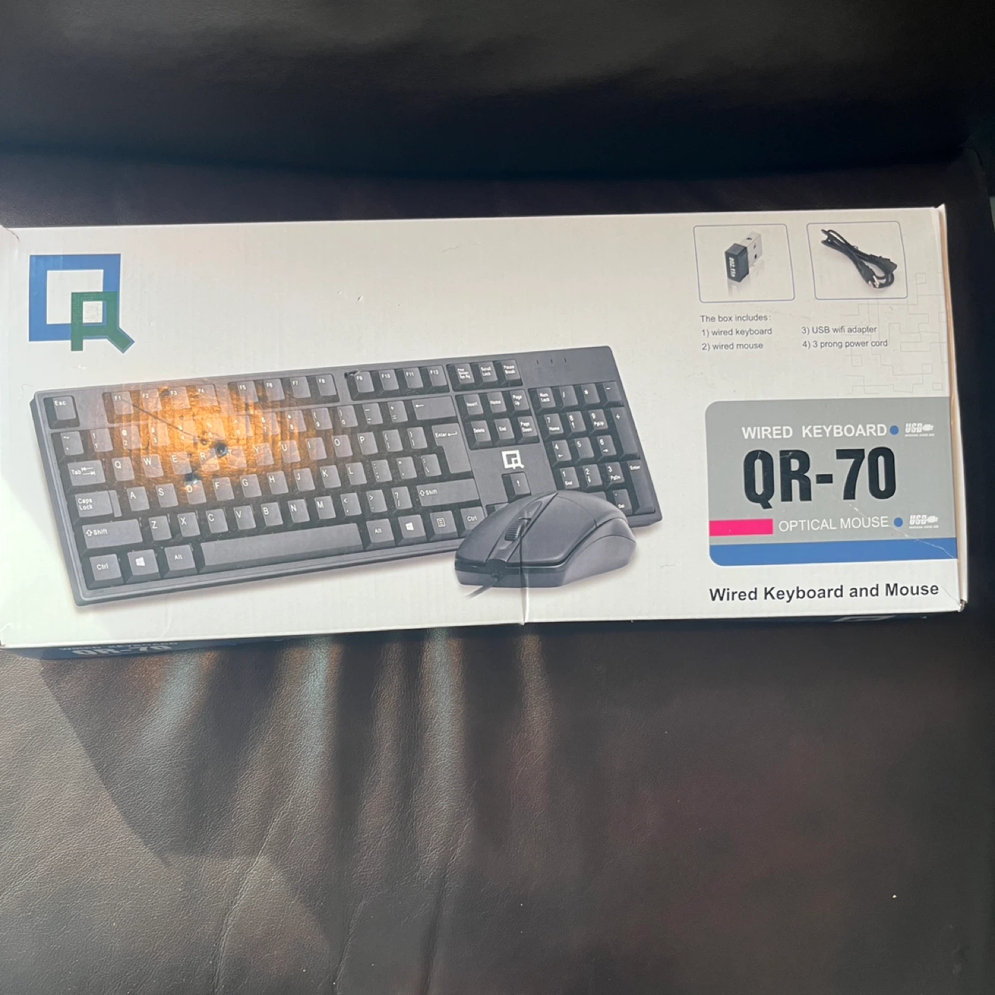 Wired Keyboard and Mouse Combo QR-70 - photo 2