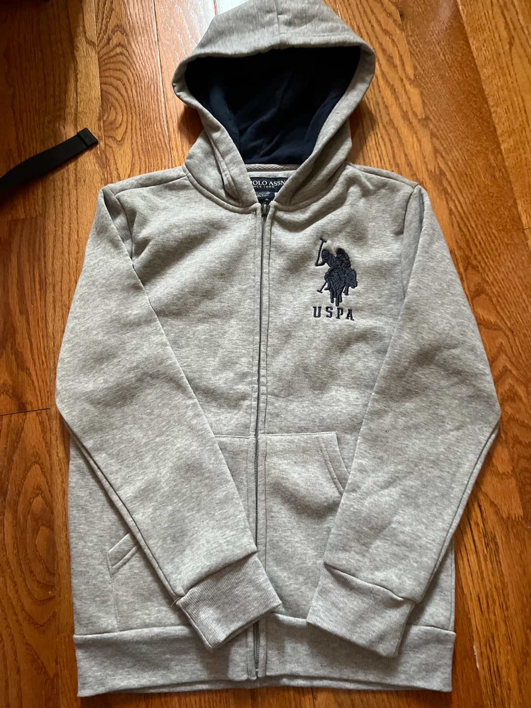 ⚽️US Polo Assn. Grey Zip-Up Hoodie