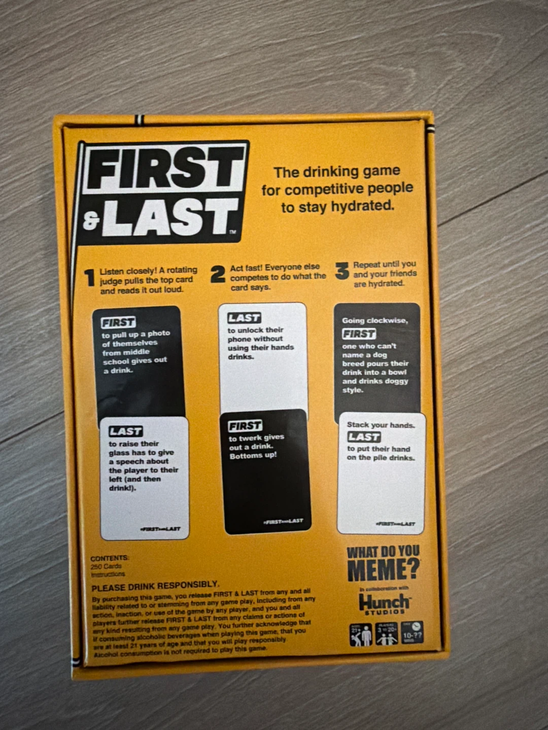 First & Last The Drinking Game - photo 2