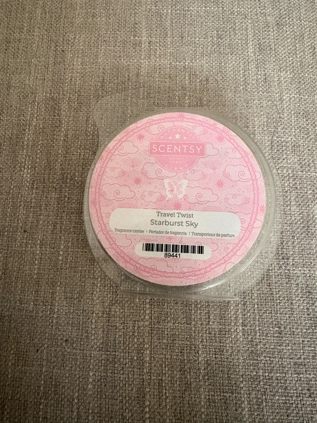 Scentsy Travel Twist - Starburst Sky ⚽️
