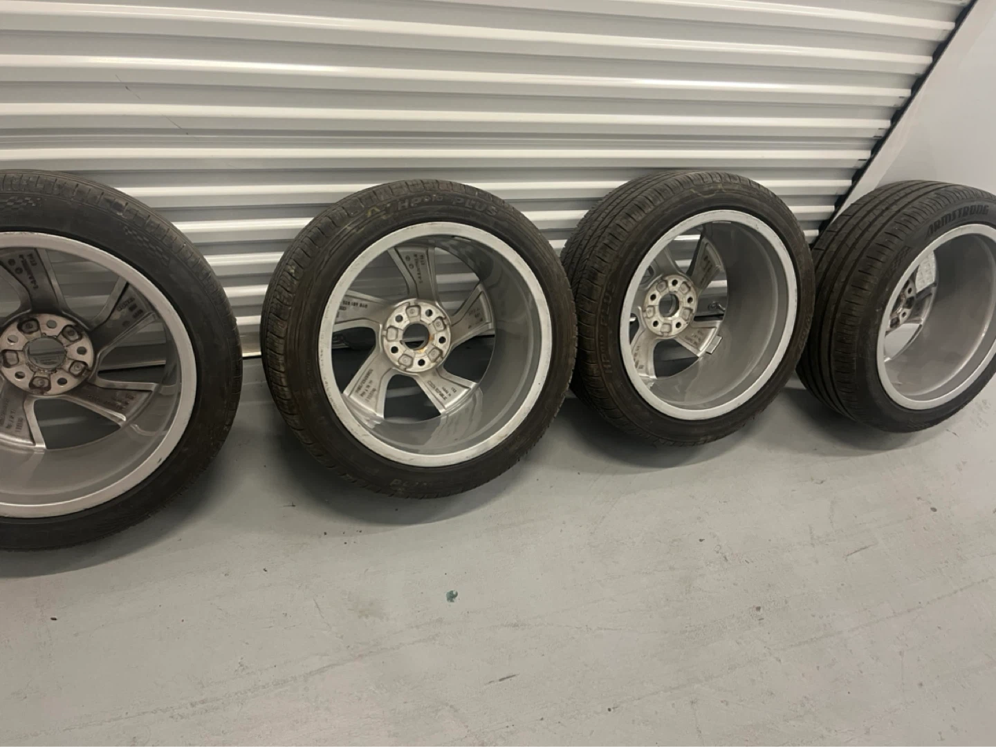 Set of 4 Ronal Wheels and Crosswind Tires - photo 4