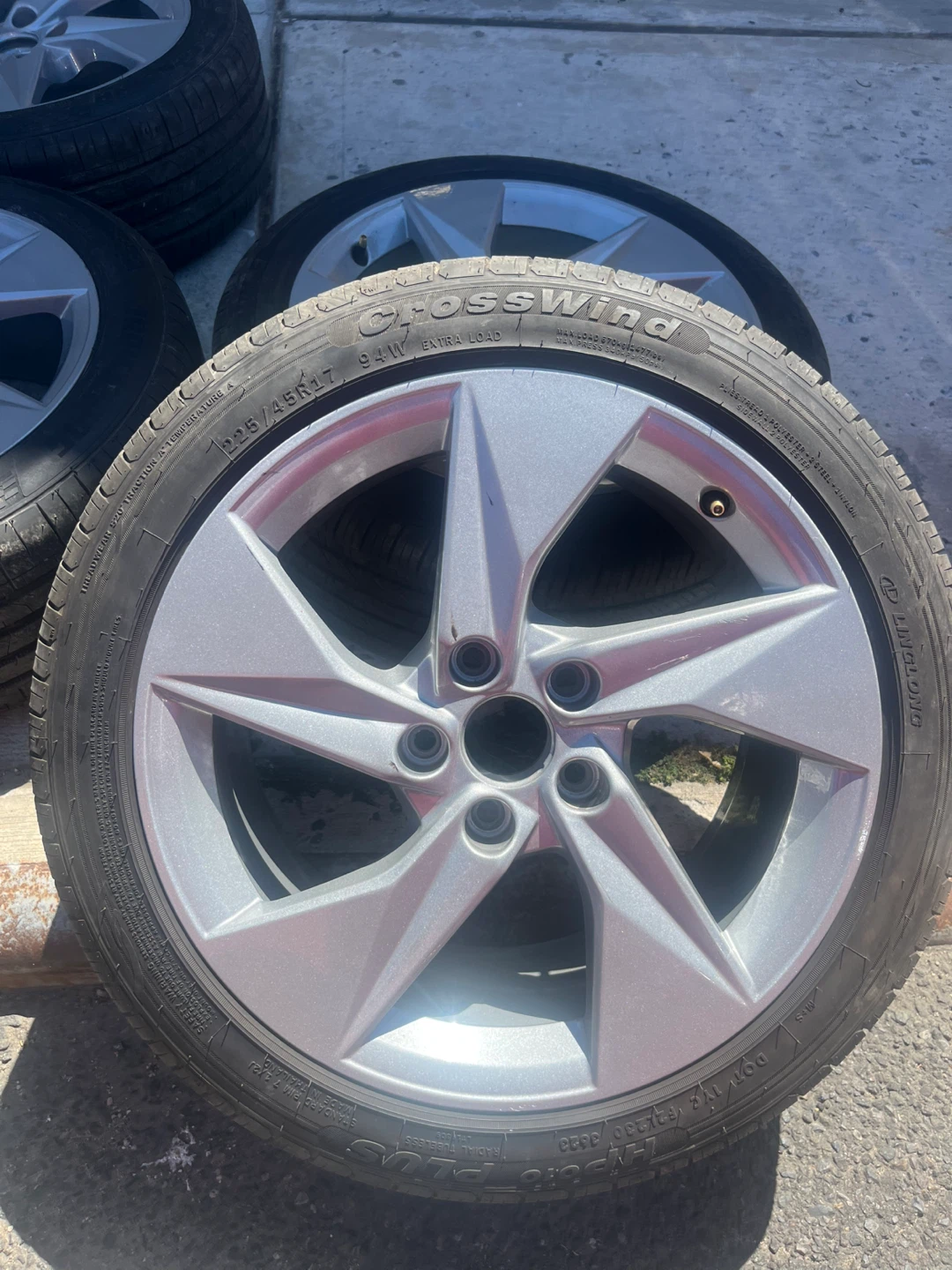 Set of 4 Ronal Wheels and Crosswind Tires - photo 2
