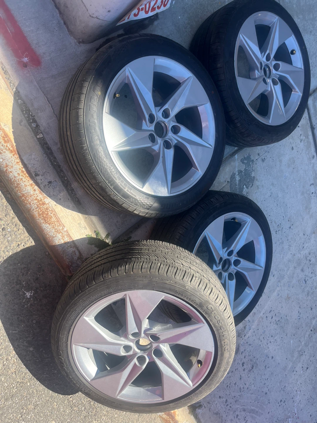 Set of 4 Ronal Wheels and Crosswind Tires - photo 3