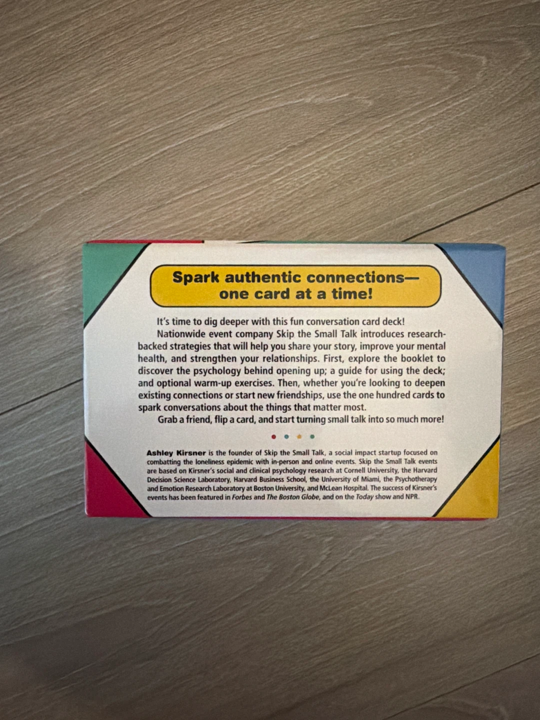 Skip The Smalltalk Card Deck - photo 2