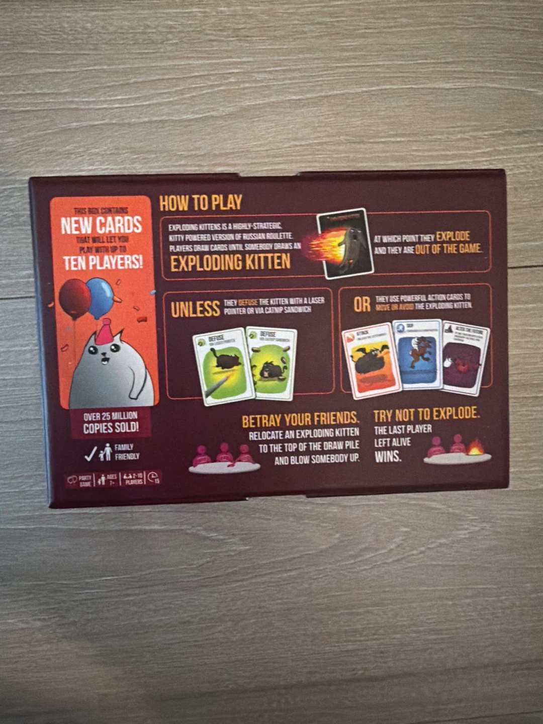 Exploding Kittens Party Pack Card Game - photo 2