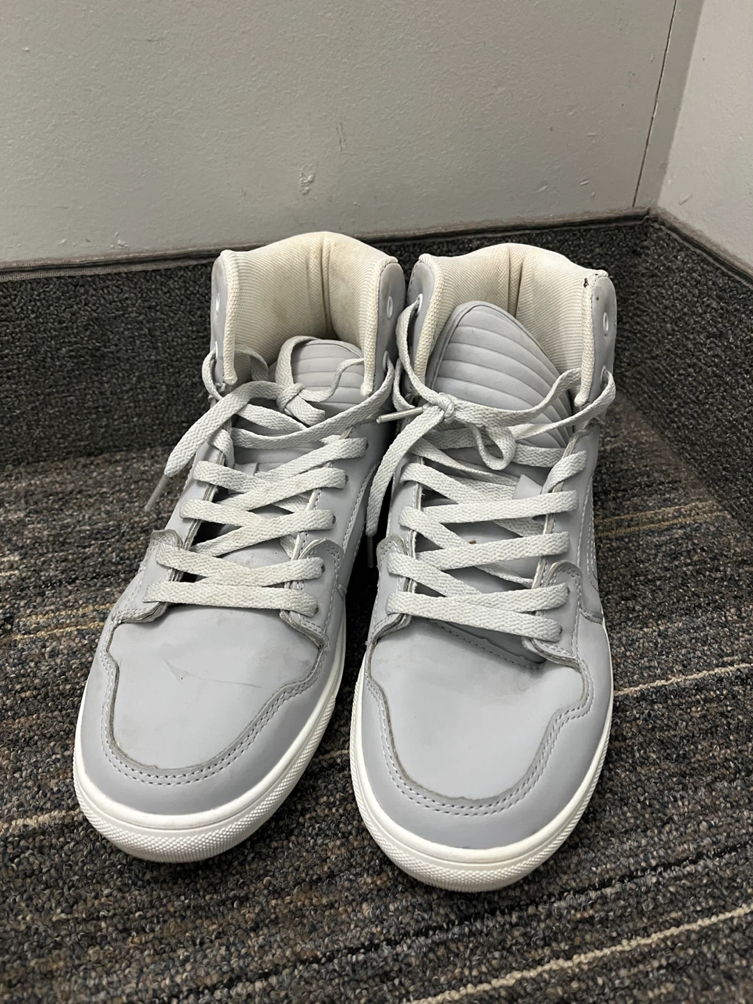 Women’s Grey High-Top Sneakers (size 9) - photo 2