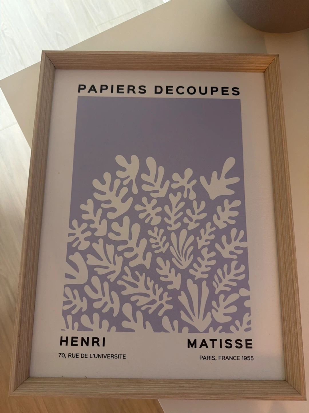Henri Matisse Papiers Decoupes Art Print with Frame