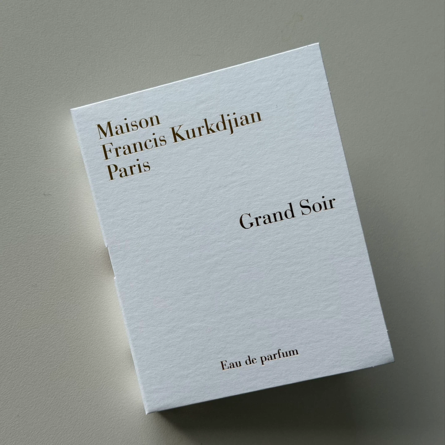 Maison Francis Kurkdjian Grand Soir EDP 2ml ⚽️
