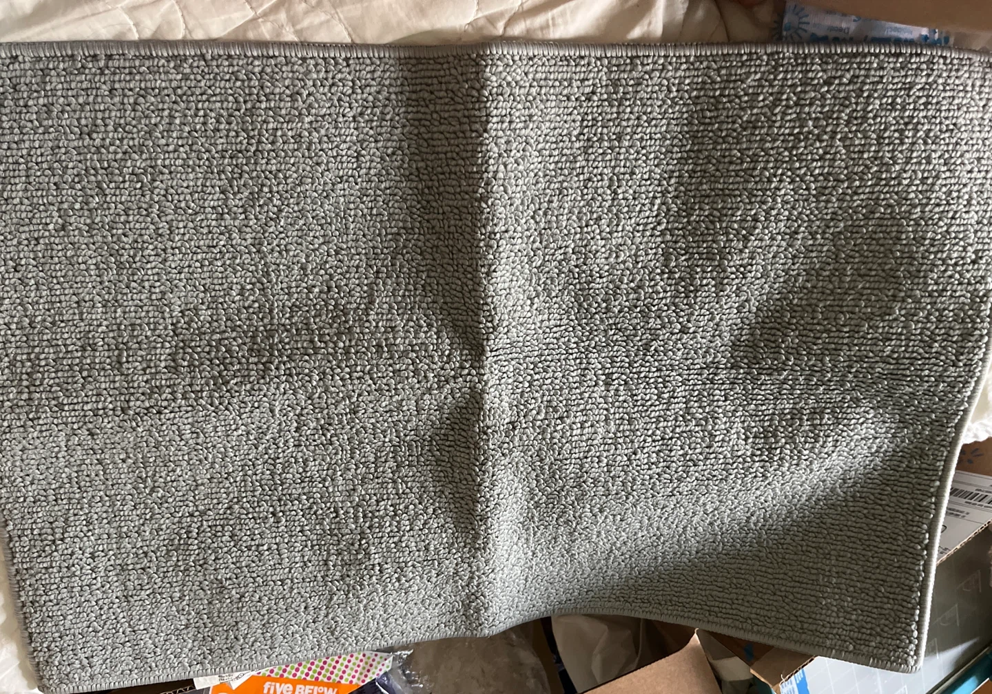 ⚽️Gray Microfiber Bath Mat