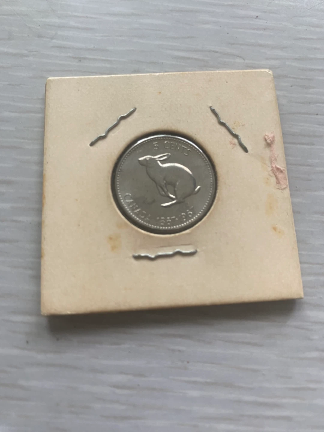 ⚽ 1967 Canadian 5 Cent Coin
