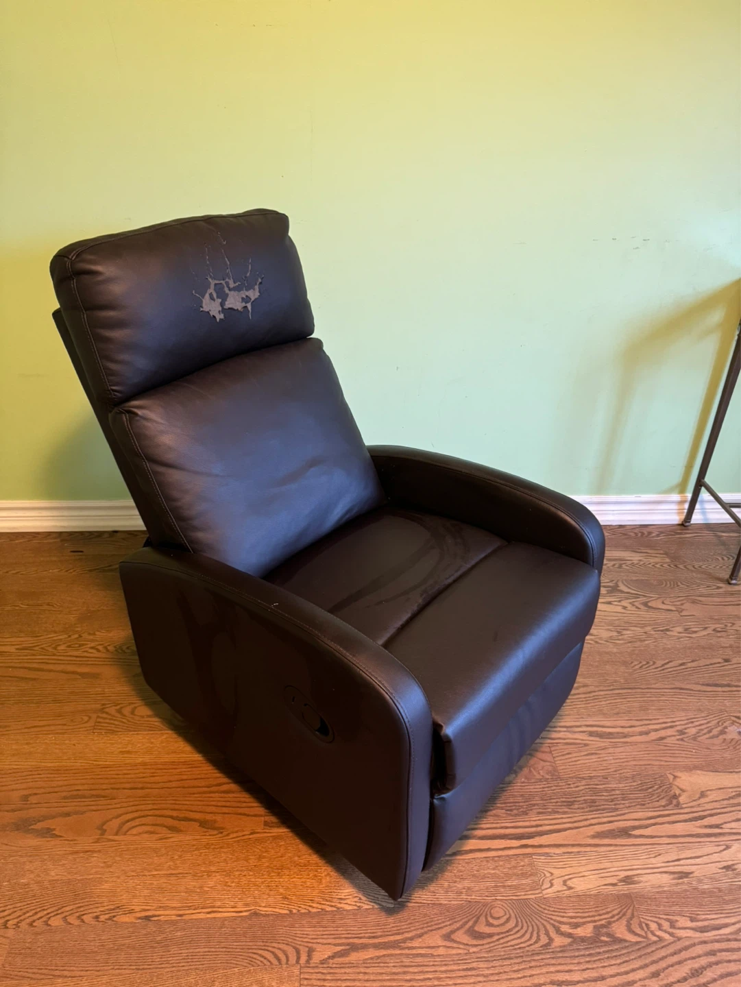 Brown Leather Recliner Chair - photo 2