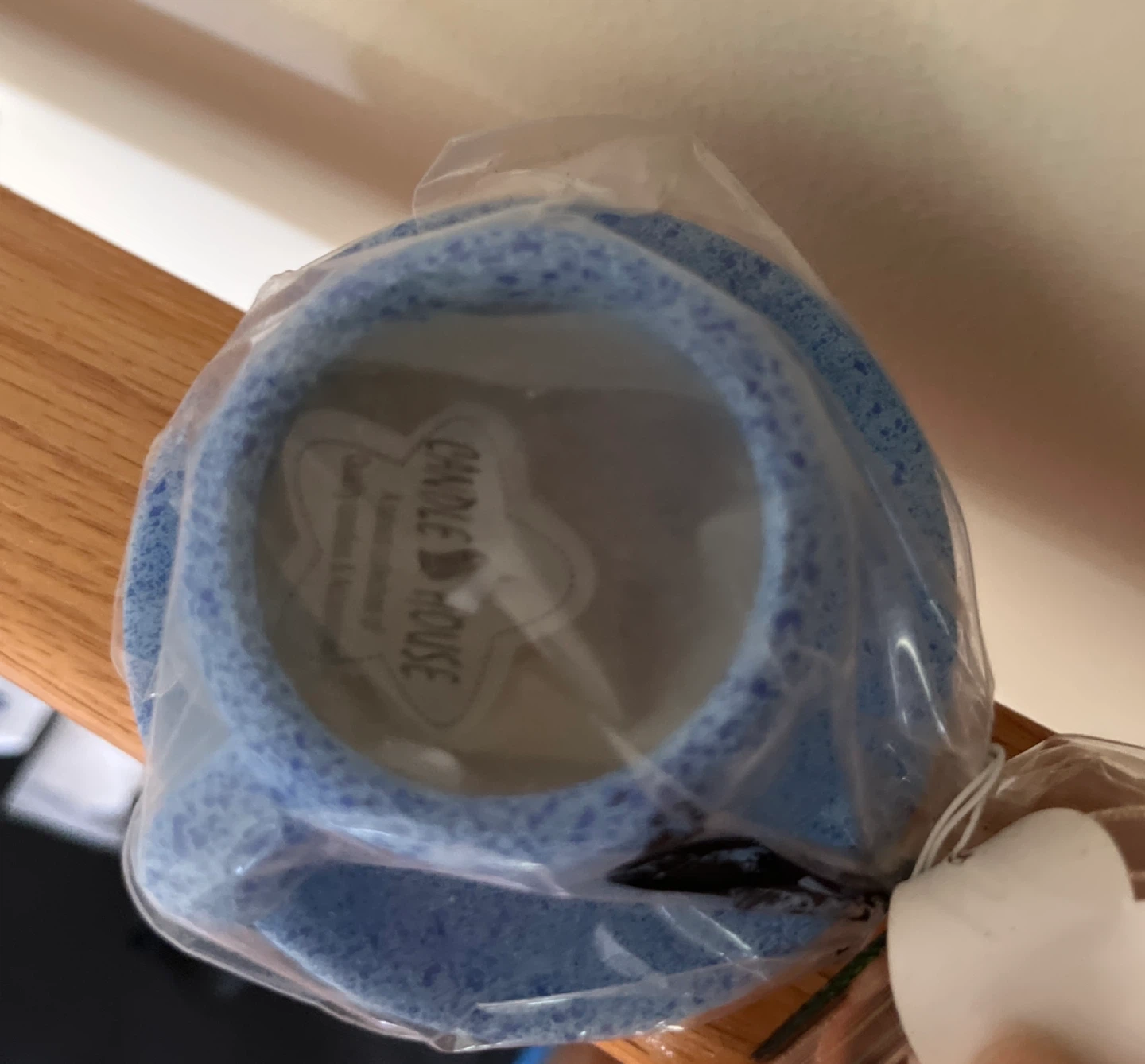⚽️Blue Mug and Plate Shape Candle