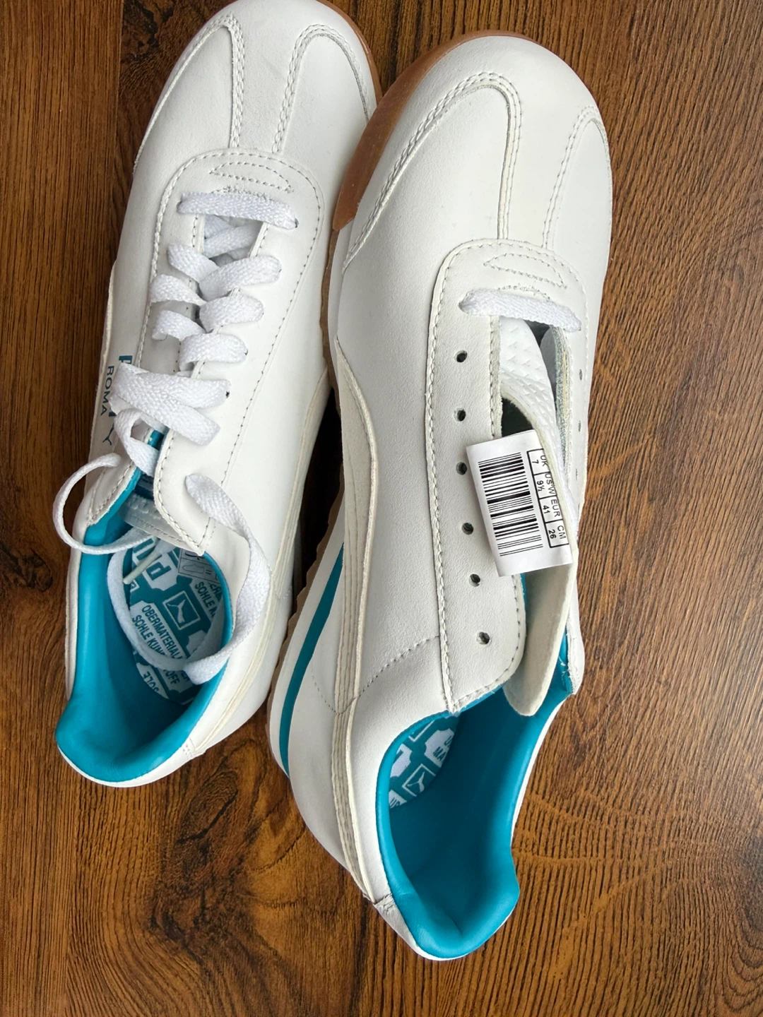 Puma Roma White Blue Sneakers - photo 5