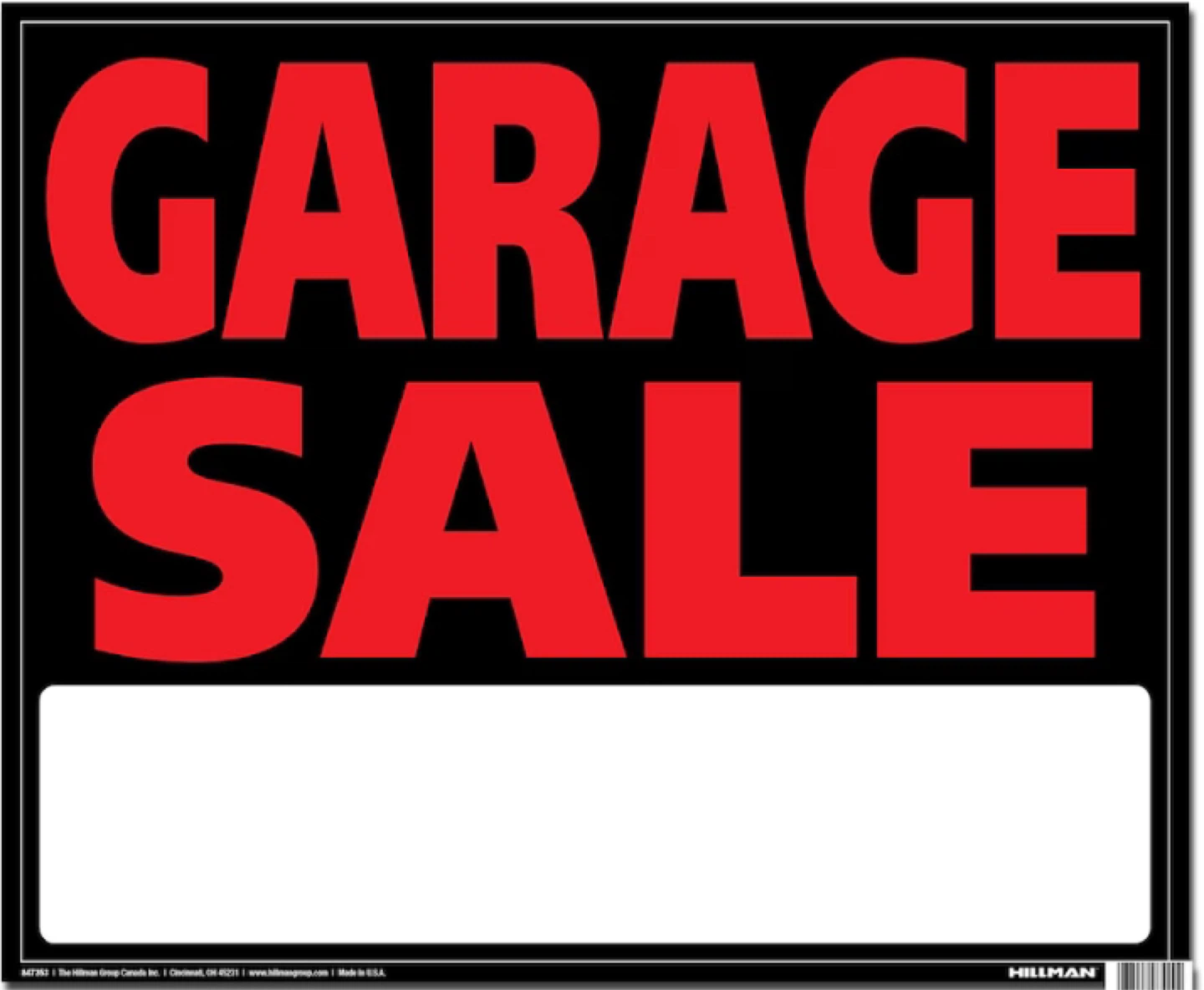 Garage sale