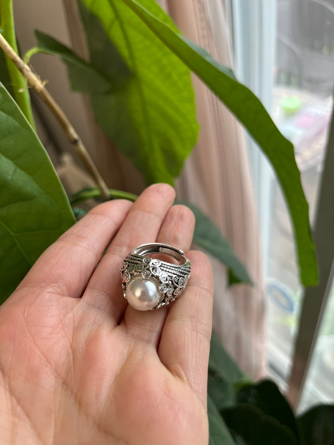 Faux Pearl  Ring. Size 9 - photo 2