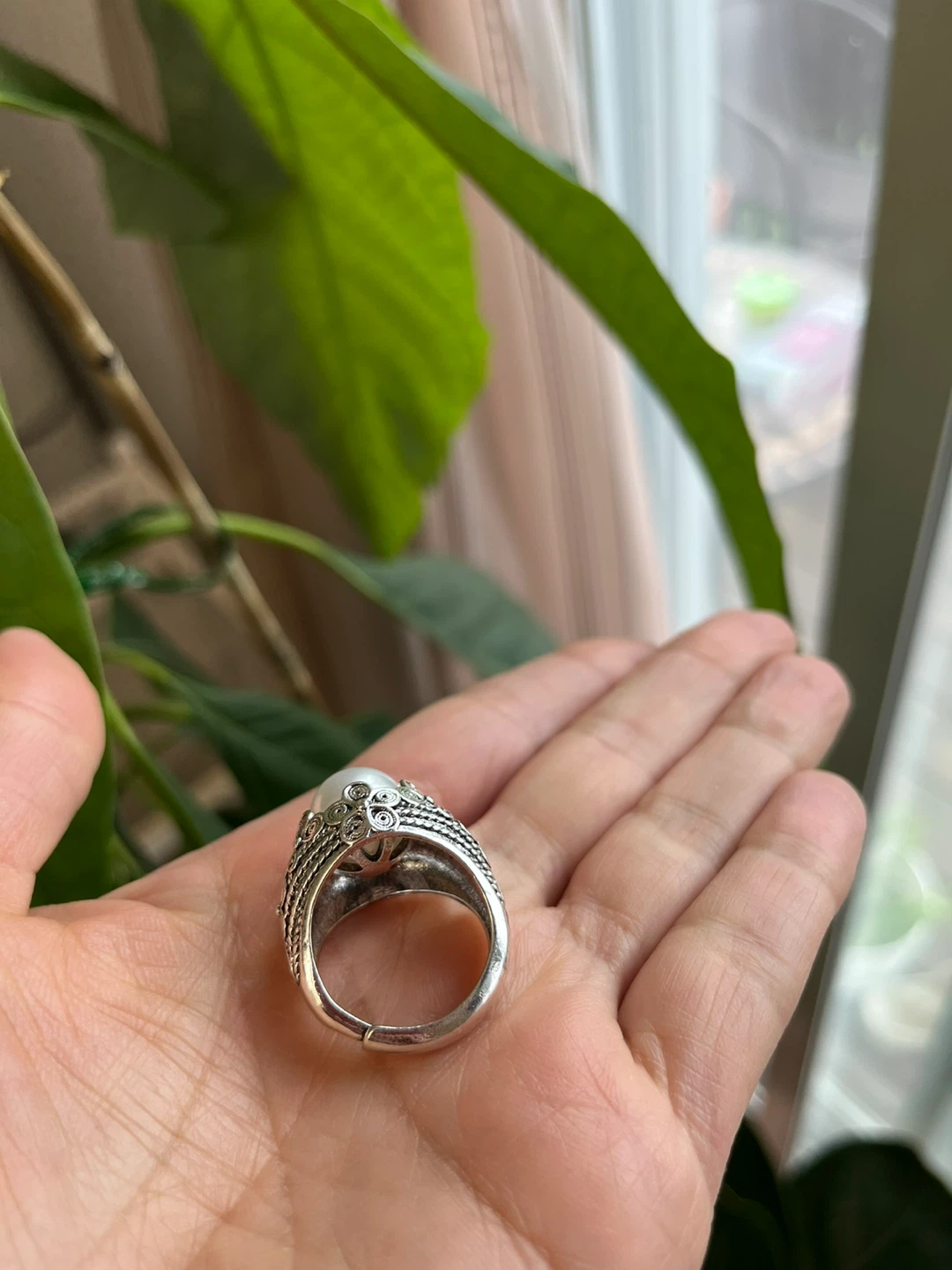 Faux Pearl  Ring. Size 9 - photo 3