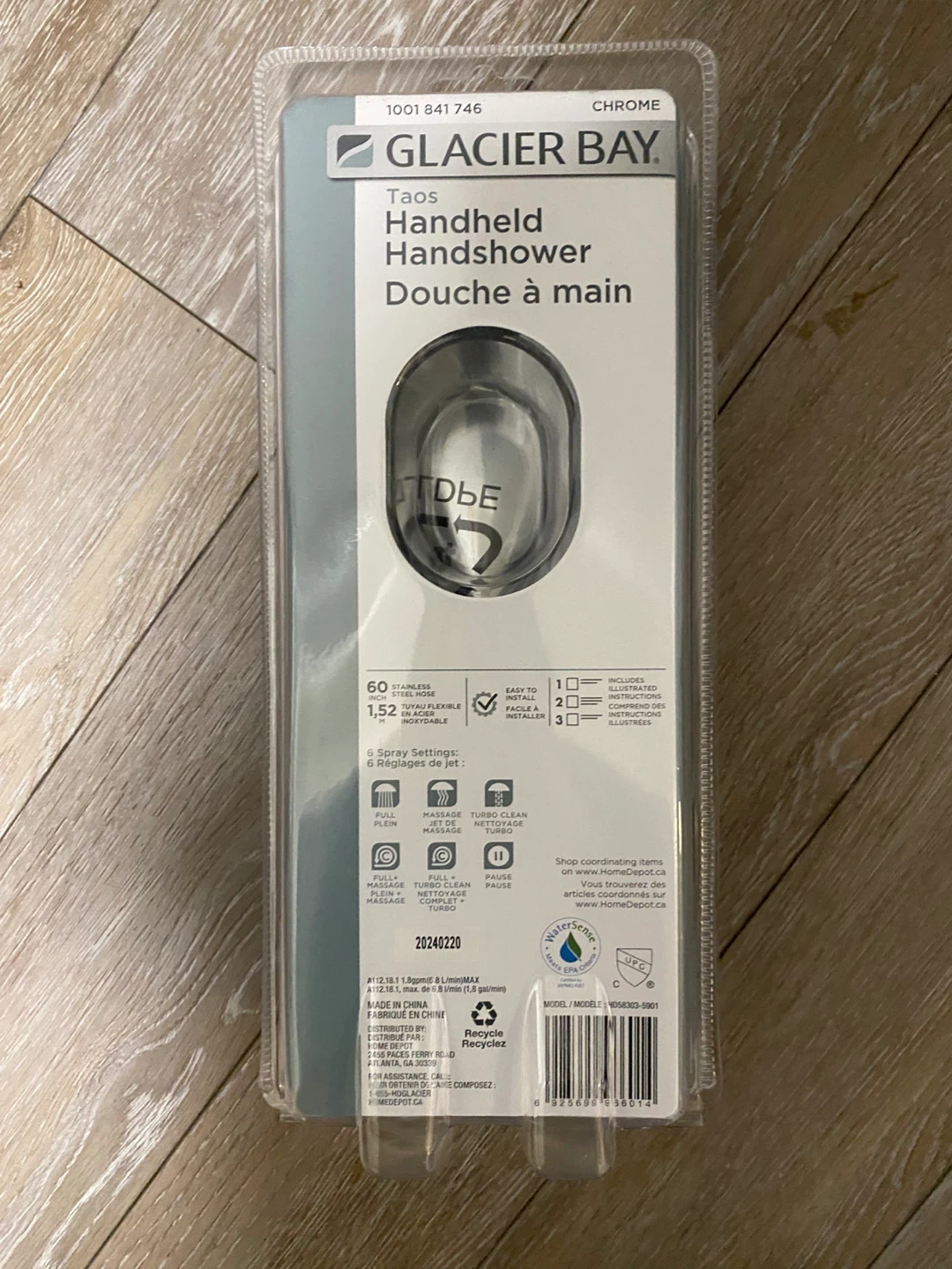 Glacier Bay Taos Handheld Shower Head - photo 3